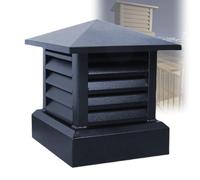 YJSGHRHL Remate de Chimenea de aleación de Aluminio, Cubierta de Chimenea de Lluvia for Techo, sombrerete de Chimenea con protección contra Animales, remates Cuadrados for chimeneas(35cm)