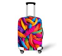 YJSZY Funda para Maletas De Viaje,Cubierta para Equipaje,18-32 Pulgadas Funda Protectora De Maleta,Cubierta De PoliéSter EláStica para Equipaje,PersonnalitéS Luggage Cover (Colour 4,M(22-25inch))