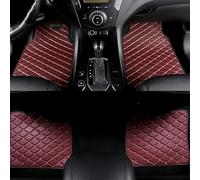 YJTYC 4 Piezas Coche Cuero Alfombrillas para Renault Captur 2013-2017, Antideslizantes e Impermeable Alfombras Delanteras e traseras,C