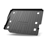 YJTYC Alfombrilla de Maletero TPE para Jeep Wrangler 4-Door 2018-2025, Antideslizante Bandeja Protectora para Coche Fácil Limpieza Accesorios Interiores,No Speaker on The Right Side