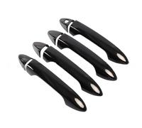 YJTYC Manijas De Puerta De Coche Cubiertas Antioxidantes para Accord 9th Generation 2014-2016, Exterior Puerta Tazón Cubierta Embellecedora Accesorios, gewone handgreep - helder zwart