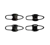 YJTYC Manijas De Puerta De Coche Cubiertas Antioxidantes para Toyota Camry 8th 9th Generation 2018-2024, Exterior Puerta Tazón Cubierta Embellecedora Accesorios, Large Door Handles-Bright Black