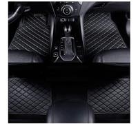 YJTYC Personalizada Cuero Coche Alfombrillas para Mercedes Benz C-Class C180 C200 C220d C300 C300d C400 AMG C43 C63 AMG C63S,G-Black