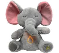 YJWZ Koala Para Aliviar La Ansiedad,Nutria Bebe Dormir Que Respira,Peluche Ansiedad Dormir,Bebé Durmiendo Koala Juguete Con Música Luces Y Movimientos De Respiración Ayuda Para Dormir