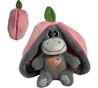 YJWZ Koala Para Aliviar La Ansiedad,Nutria Bebe Dormir Que Respira,Peluche Ansiedad Dormir,Bebé Durmiendo Koala Juguete Con Música Luces Y Movimientos De Respiración Ayuda Para Dormir