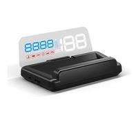 YJXHDX Head Up Display Auto HUD para Rivian R1T（Electric）, Velocímetro Digital para Coche, Pantalla de Visualización Frontal Digital, Plug and Play para Coche, Camión,Blue