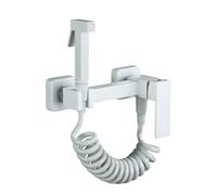 YJYJY Rociador de bidé portátil de Pared, Color Blanco. Kit de rociador de bidé para Inodoro para higiene Personal.