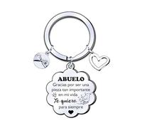 YJYJZX Regalos Abuelo Llavero Regalo Abuelo Regalo personalizado y divertido Regalos para Abuelo,Regalo del día del Padre,Regalo Abuelo Navidad,Regalo Abuelo cumpleaños (1)