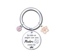 YJYJZX Regalos Mamá Llavero Regalo Mamá Madre Llavero regalo personalizado y divertido Regalos para Mamá Madre Pulsera para Mamá Regalos Mujer Regalo para mi mamá de Navidad,Regalos cumpleaños