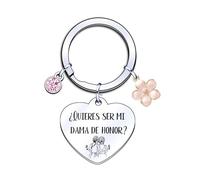YJYJZX Regalos para Damas de honor. Ideas originales Quieres ser mi Dama de Honor Detalle idea regalos originales Peticion Damas de honor regalo boda novios (2)
