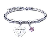 YJYJZX Regalos para Tía - Pulsera Regalo, Gracias por ser una pieza tan importante en mi vida - Regalos para Tía en Navidad o Cumpleaños (2)