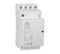YJYUIU AC Schütz OCT25, 4 polos, 25 A 4NO, 220 V/240 V Spulenspannung AC Protector, riel DIN 35 mm
