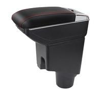 YJYWZH Apoyabrazos Compatible con Toyota Yaris 2015-2021 RotativoReposabrazos Caja Consolas Almacenamiento con portavasos