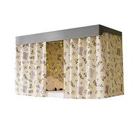 YJZQ - Cortina de cama entrepiso, decoración de dormitorio infantil, antipolvo, cortina opaca para cama, dormitorio, cortina de sombra para litera de 1,15 m