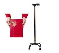 YKCITSQTR Muletas ergonómicas del antebrazo/palitos para Caminar (4 Esquinas) Muletas de Altura Ajustable F Adultos Soporte de Aluminio hasta 130 kg Unisex Es Tan Amable de su Parte