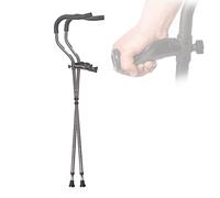 YKCITSQTR Muletas Plegables de la axila, ayudas ergonómicas Ajustables con Agarre de Choque, muletas de Aluminio para Ancianos, Personas Mayores y discapacidad, es Tan Amable de su Parte