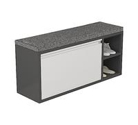 YKCITSQTR Pastel de zapatos moderno que ahorra espacio con un banco de almacenamiento de calzado de cubo para el espacio para la sala de estar E BARRATORIO-Gabinete de zapatos con estilo y funcional