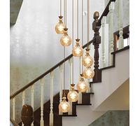 YKCITSQTR Porch DE Canta DE LA Porcha DE Canta DE LA Casta Minimalista Long Long Househole Duplex Room Hollow Living Sala Loft PO