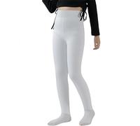 YKDLLF Mallas con Forro Polar para Niñas Medias Termicas Opacas de Invierno Medias sólidas para niñas opacas de microfibra suave con pies para niños casual baile escuela ballet