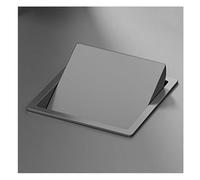 YKJGRTF Basurero empotrado de acero inoxidable for encimera, con tapa abatible, for armario de cocina, con conducto abatible y papelera.(Gray,Lid+trash can)