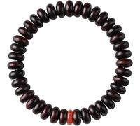 YKJGRTF Cuentas de oración, Pulseras de Cuentas, Madera Natural, Pulsera de Cuentas de Buda for Hombres, joyería de puño de oración de meditación y Yoga, Accesorios de Regalo pulidos a Mano