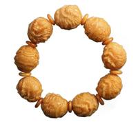 YKJGRTF Cuentas de oración, Pulseras de Cuentas, meditación Budista tibetana con Tallado de Dios de la Riqueza/Pi Yao/Pi Xiu, Brazalete de joyería Unisex, cumpleaños del día de San Valentín