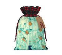 YKJJFVZ Abstracción Biología Chemistry42 imprimir cordón bolsas de regalo, bolsas de embalaje de regalo de Navidad para regalos de Navidad, favores de fiesta