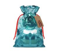 YKJJFVZ Abstraction Biology Chemistry Print - Bolsas de regalo de tamaño mediano con cordón, bolsas de joyería para caramelos, regalos de boda, Navidad