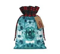 YKJJFVZ Abstracto Biología Química 41 Bolsa de regalo con cordón impreso Bolsas de regalo Bolsas de regalo de vacaciones regalos festivos