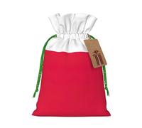 YKJJFVZ Bolsas de regalo con cordón de tamaño mediano con estampado de bandera polaca, bolsas de joyería para caramelos, regalos de boda, Navidad