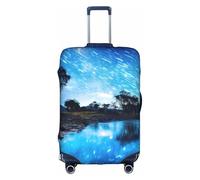YKJJFVZ Cool Star River imprimir protector de maleta para viajes, elegante y protector cubre para equipaje, Blanco 1, XL