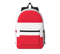 YKJJFVZ Elegante mochila con bandera austriaca,Mochila de viaje,Mochila para el trabajo,Mochila ligera, Negro, Talla única, Negro 1, One Size