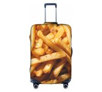 YKJJFVZ Fast Food Protector de equipaje impreso para viajes, elegantes y protectoras, blanco, grande, blanco, grande, Blanco 1, L