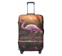 YKJJFVZ Flamingo Print Maleta Protector Para Viajes,Elegante Y Protector Bolsa Cubiertas Para Equipaje, Blanco 1, XL