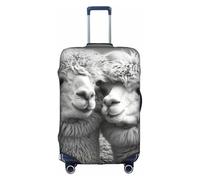 YKJJFVZ Funda de viaje de I Love Alpacas Print Case, Fundas de equipaje elegantes y protectoras, Blanco 1, L