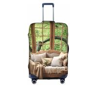 YKJJFVZ moderno protector de equipaje de medio siglo para viajes, fundas de equipaje elegantes y protectoras, Blanco, XL, Blanco 1, XL