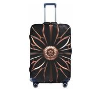 YKJJFVZ Negro Rose Gold Marble Print Maleta Protector de viaje, Fundas de equipaje elegantes y protectoras, blanco, grande, blanco, grande, Blanco 1, L