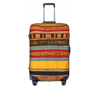 YKJJFVZ Patrón nativo americano impresión maleta viaje protector, elegante y protector equipaje fundas, Blanco 1, S