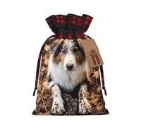 YKJJFVZ Perro hueso pata impresión cordón bolsa de regalo Bolsas de regalo Bolsas de regalo Navidad regalos festivos
