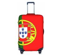 YKJJFVZ Portugués bandera impresión maleta protector para viajes,Elegante y protectora cubre la bolsa para equipaje, Blanco, Medio, Blanco 1, M