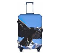 YKJJFVZ Protector de maleta con estampado de águila marina para viajes, Fundas de equipaje elegantes y protectoras, Blanco 1, L