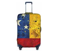 YKJJFVZ Venezuela bandera impresión maleta protector de viaje, fundas de equipaje elegantes y protectoras, Blanco 1, M