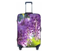YKJJFVZ wisteria flores en colores soñadores impresión maleta protector de viaje, fundas de equipaje elegantes y protectoras, Blanco 1, M