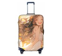 YKJJFVZ You Are My Sunshine - Protector de maleta con estampado de girasol para viajes, elegante y protector para equipaje, Blanco, L