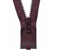 YKK Cremallera abierta, color rojo, 71 cm de longitud