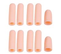 YKKJ 10 Piezas Protector de Dedos de Gel，Dedos Mano de Silicona，para Agrietamiento de Dedo Gatillo de Dedo.para los Dedos, para protegerlos.