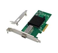 Yklhsocneg 1 de tarjeta de red 10G SFP+tarjeta de red de fibra óptica 82599EN chip PCIE X4 sola tarjeta de red de puerto óptico