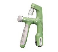 Yklhsocneg 10-100Kg Ajustable Electronic Hand Grip Power Exercise Heavy Gripper Fitness Entrenamiento Muscular Fortalecedor de Mano - Verde