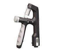 Yklhsocneg 10-100Kg Ajustable Electronic Hand Grip Power Exercise Heavy Gripper Fitness Entrenamiento Muscular Fortalecedor de Mano - Negro