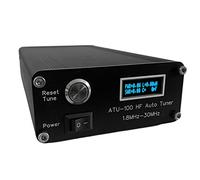 Yklhsocneg ATU-100 HF sintonizador automático de radio sintonizador de radio por N7DDC+0.91 OLED V3.1 DIY sintonizador de antena de radio automático 100W HF antena